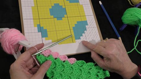 How To Crochet A Graphgan With C C Stitch Right Handed Youtube