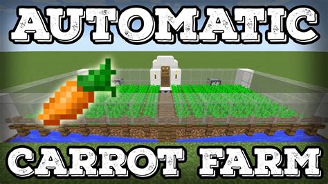 How To Make A Automatic Carrot Farm In Minecraft