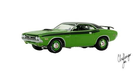 Go On Green Johnny Lightning 1971 Rt Challenger Of The Day