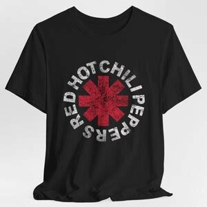 Red Hot Chili Peppers T Shirt Shirt Tshirt Band Tee Vintage Aesthetic Distressed Etsy