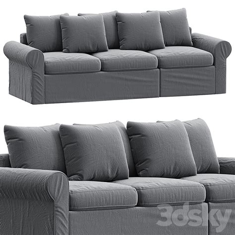 Harlanda Sleeper Sofa Ljungen Medium Gray Ikea Sofa 3d Model