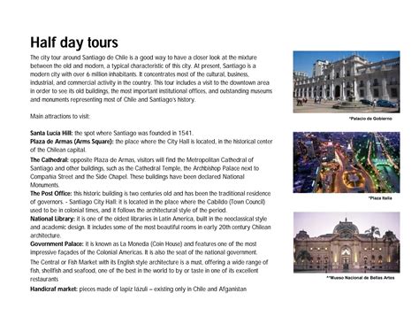 Tourism in Chile | PDF