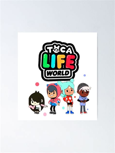 Toca Boca Toca Boca 2021 Toca Life World Poster By Anasohping