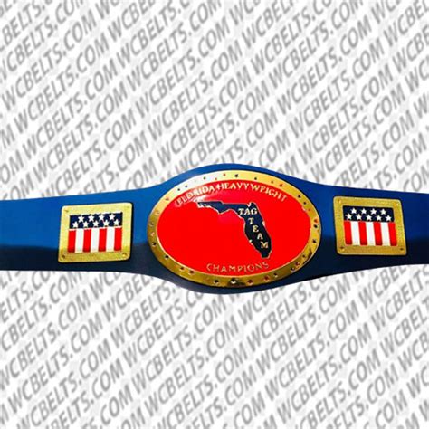 Florida Tag Team Heavyweight Wrestling Champion Belt Nwa The Medics