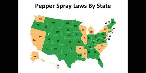 Pepper Spray Laws by State | U Back Off