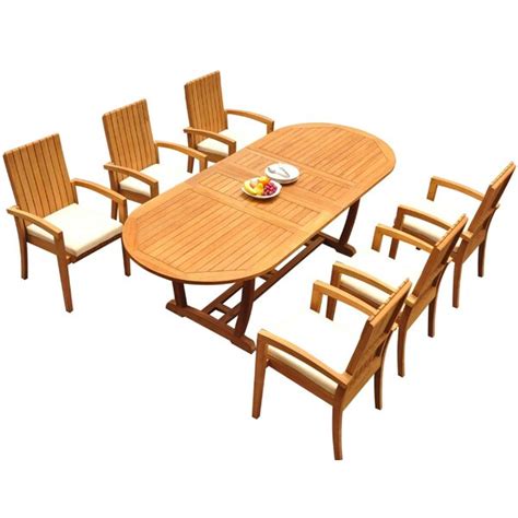 Bayou Breeze Willey Rectangular 6 Person Outdoor Dining Set Wayfair