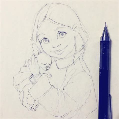 Lera Kiryakova Illustrator on Instagram Узнаете Эту девочку уже