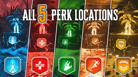 DER ANFANG ALL PERK LOCATIONS VANGUARD ZOMBIES Beginner Guide Call Of