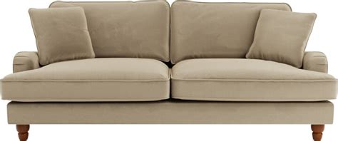 Dunelm Beatrice Matte Velvet 4 Seater Sofa Brown Shopstyle