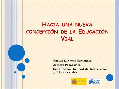 PDF HACIA UNA NUEVA CONCEPCIÓN DE LA EDUCACIÓN VIAL La Educación