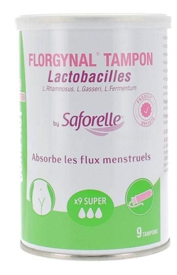 Saforelle Florgynal Tampon Probiotique Super Avec Applicateur