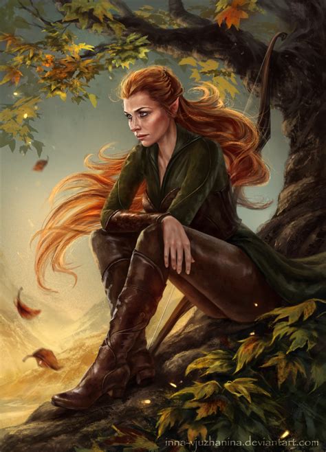 Tauriel Female Elf The Hobbit Hobbit Art