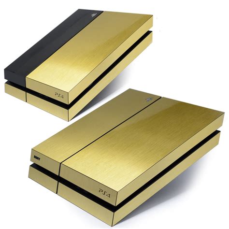 Playstation 4 (PS4) GOLD real metal skin / cover – EasySkinz