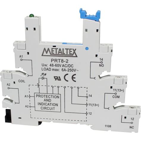 Prt Soquete P Rele Jz Faixa Tensao Vcc Vca Fixacao Trilho Din