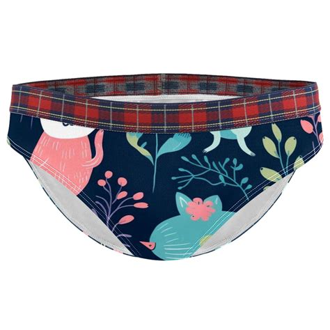 Brief Underwear Bikini Panties For Women Bikini Underwear M Cartoon Cat Bird Flower Love Heart