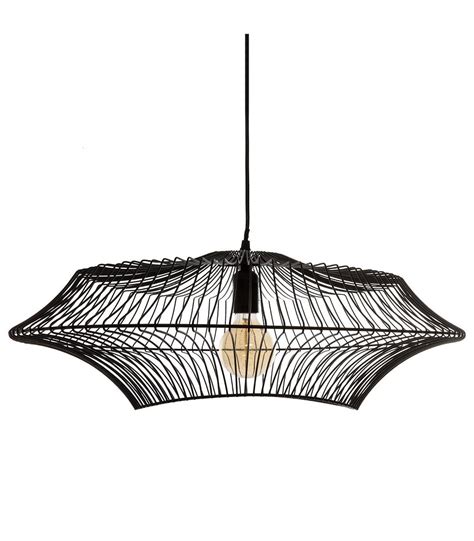 Luminaire Suspension en Métal filaire Noir D 60 cm Bricomarché