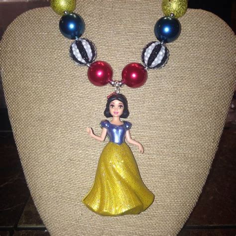 Snow White Necklace By Reagansfavorites On Etsy White Necklace