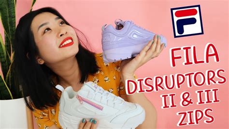 Fila Disruptor Ii And Iii Zip Shoe Unboxing Review And Try On