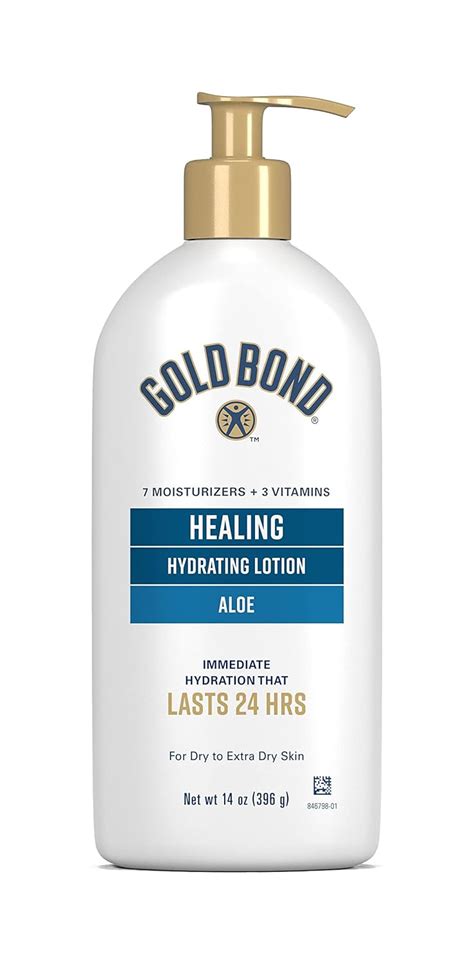 Gold Bond Healing Hydrating Lotion 14 Oz With Aloe Moisturizes Immediate 24 Hour Hydration