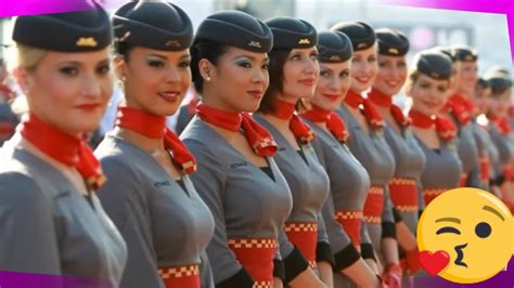 Top 15 Most Beautiful And Attractive Airlines Stewardess Youtube