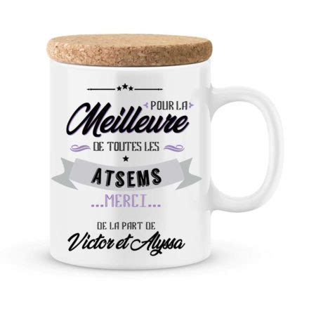 Cadeau Atsem Mug Personnalis Pour La Meilleure Des Atsems Jolimug