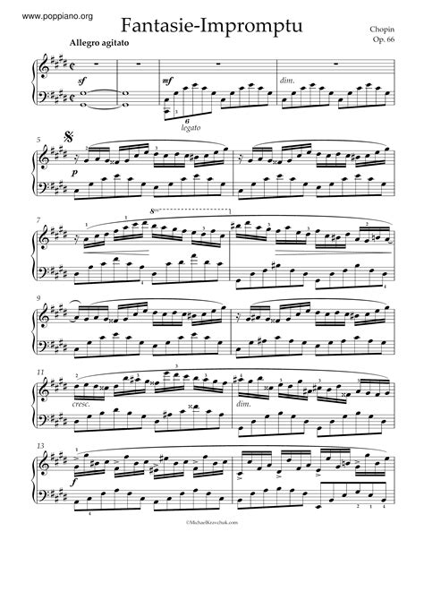 Frederic Chopin Fantaisie Impromptu In C Sharp Minor Op Pdf