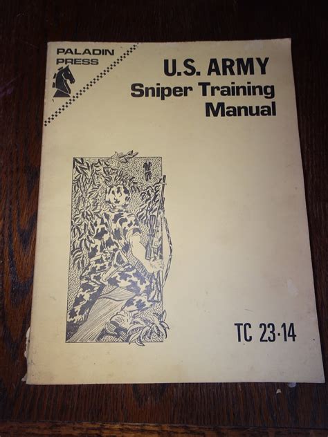 1969 U.S. Army Sniper Training Manual, TC-23.14, Paladin Press, Sniper ...