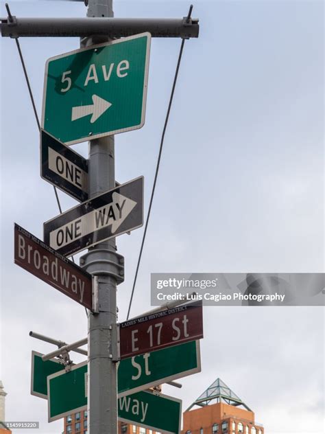 Signs Of Nyc High-Res Stock Photo - Getty Images