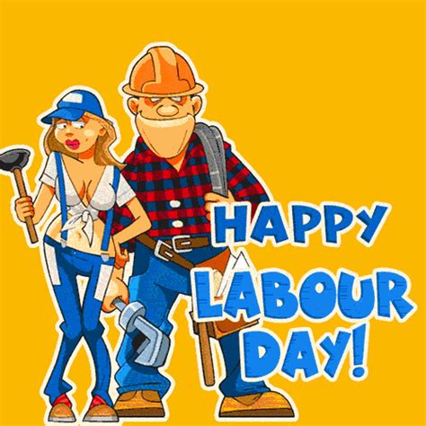 Happy Labour Day GIFs - Download on Funimada.com