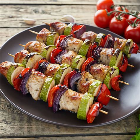 Brocheta De Pavo Con Verduras Recetas Light