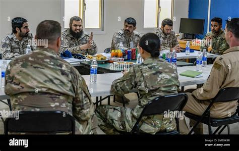 Royal Saudi Air Force Service Members And U S Airmen Assigned To The