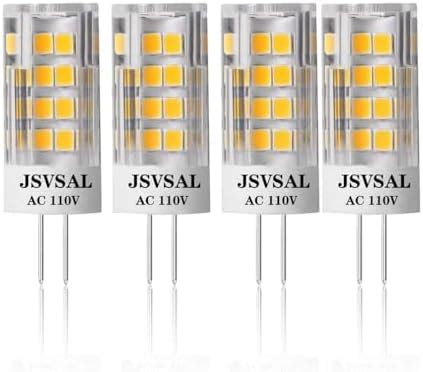 Jsvsal Pack G Led Light Bulb Bi Pin T Jc Type Ac V Non