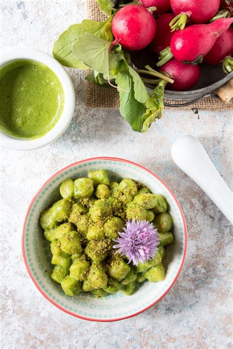 Gnocchi Con Pesto Ricetta Pesto Di Foglie Di Rapanello Ricetta