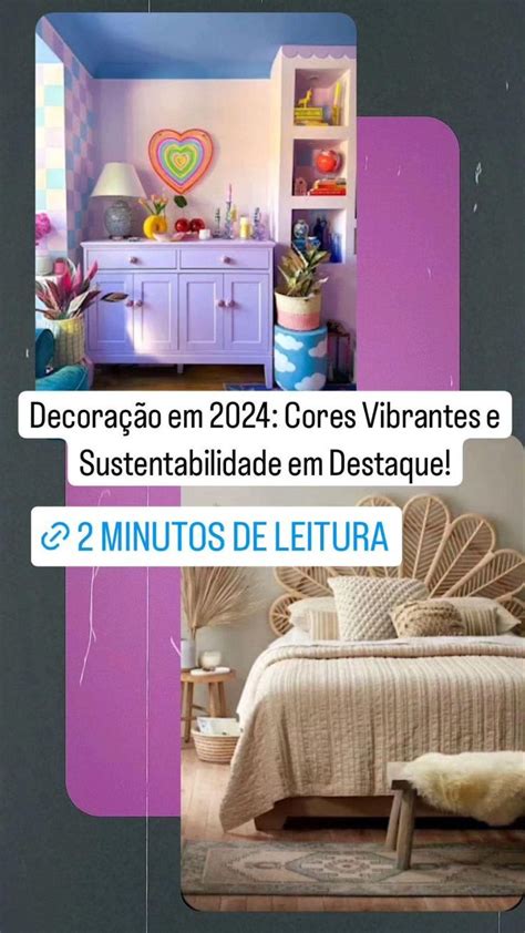 Decoração em 2024 Cores Vibrantes e Sustentabilidade em Destaque