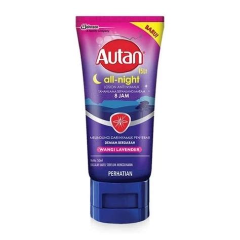 Jual Autan Lotion Anti Nyamuk Malam All Night Ml Tube Shopee Indonesia