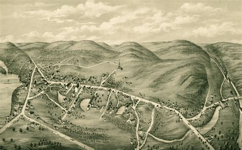 Beautiful old map of South Coventry, CT from 1878 - KNOWOL