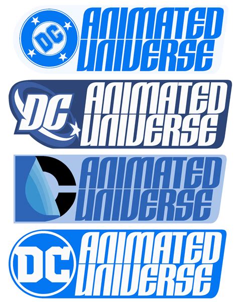 Dc Animated Universe Logos By Abfan21 On Deviantart