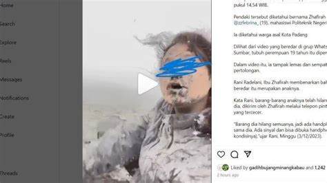 VIRAL Video Pendaki Terjebak Erupsi Gunung Marapi Kondisi Tangan Patah