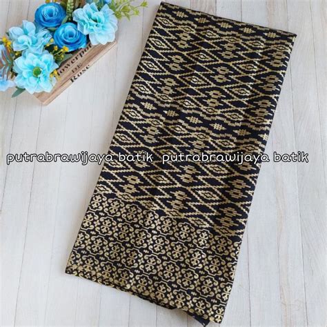 Jual Kain Batik Prada Mutiara Dan Embos Pekalongan Adem Modern Halus