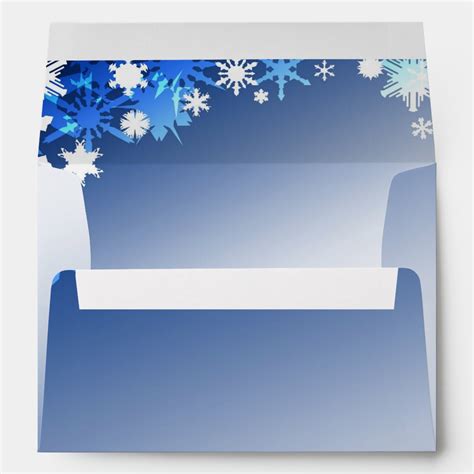 Snowflakes Envelope | Zazzle