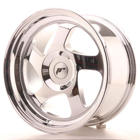 Japan Racing JR Wheels JR15 16x8 ET25 CUSTOM PCD Chrome JDMDistro