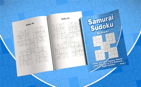 Samurai Sudoku Schwer Sudoku R Tselheft Mit Berlappenden Sudoku