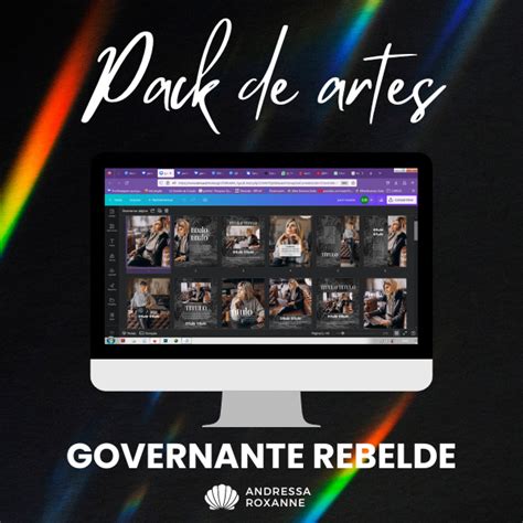 Feed Fotogr Fico Pack Canva Arqu Tipo Governante Rebelde Andressa