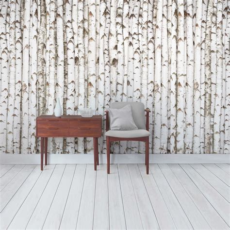 Birch Wall Give Any Wall A Dose Of Natural Modernism With This Birch