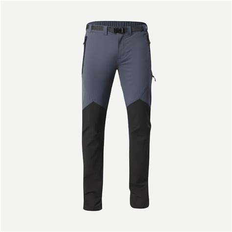 Mens Water Repellent And Wind Resistant Trekking Trousers Mt900