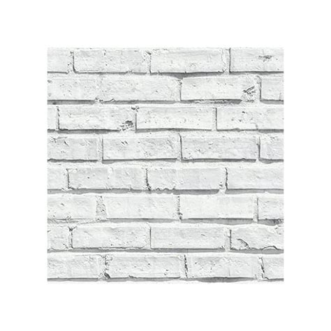 Buy Arthouse White Brick Wallpaper Realistic Brick Effect Rustic