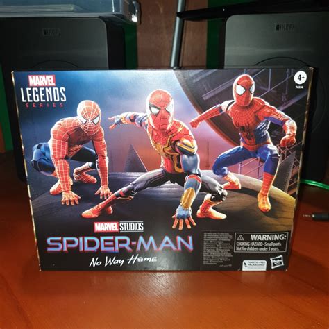 Marvel Legends Spider Man No Way Home 3 Pack Tobey Tom Andrew