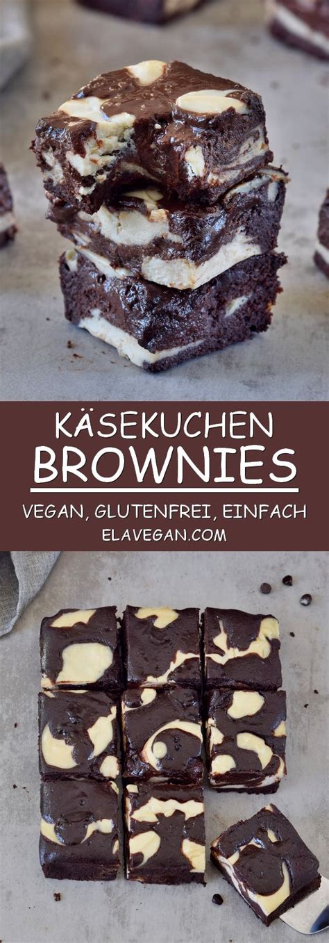 Diese veganen Käsekuchen Brownies sind saftig schokoladig und fudgy