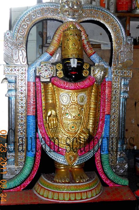 Black Marble Tirupati Balaji Statue Temple Size Feet At Rs