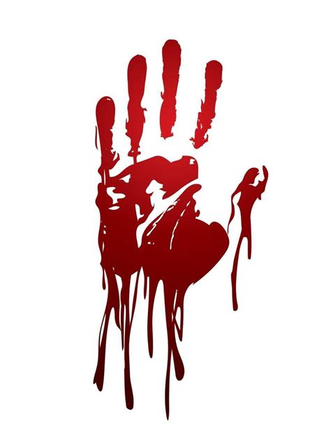 Bloody Hand Graphic Vector 2681463 Vector Art At Vecteezy